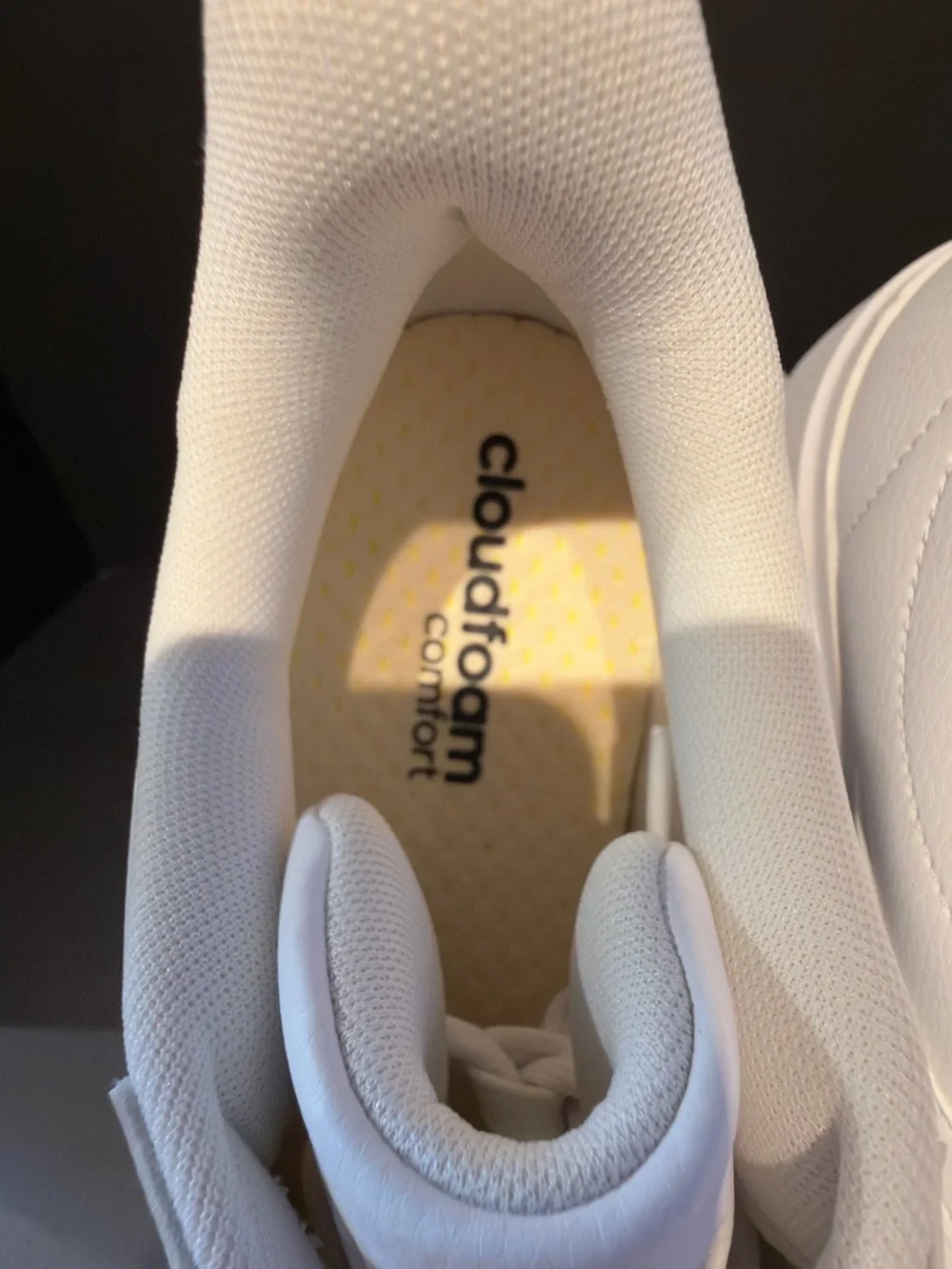 adidas Men's Grand Court White Casual Sneakers with comfort foam insoles 10M